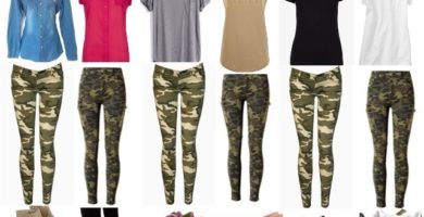 pantalón de camuflaje para mujer